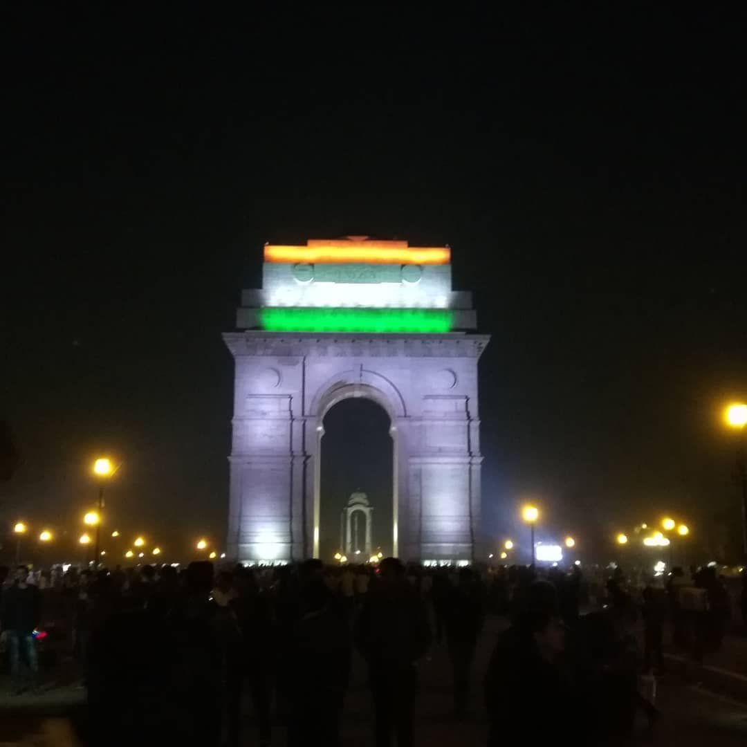India Gate in Tri Color